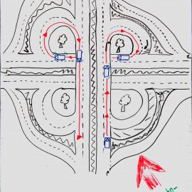 Umkehren Innerorts, Ausserorts und Autobahn